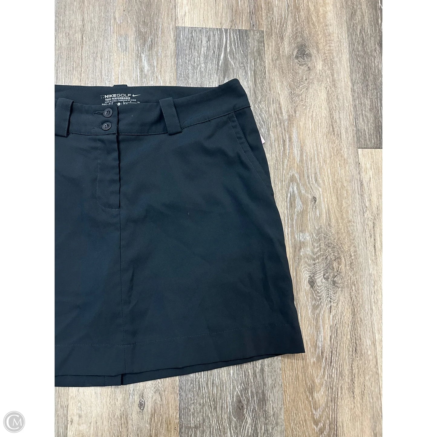 Athletic Skort By Nike Apparel In Black, Size: 6