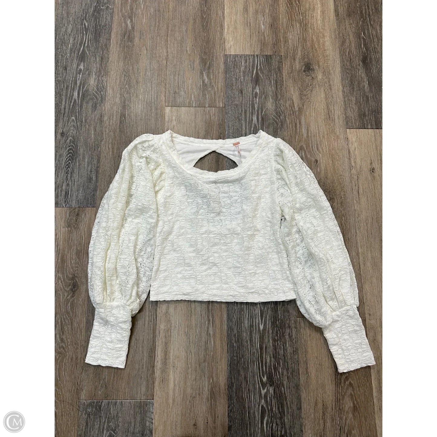 Top Long Sleeve By Free People In White, Size: Xs