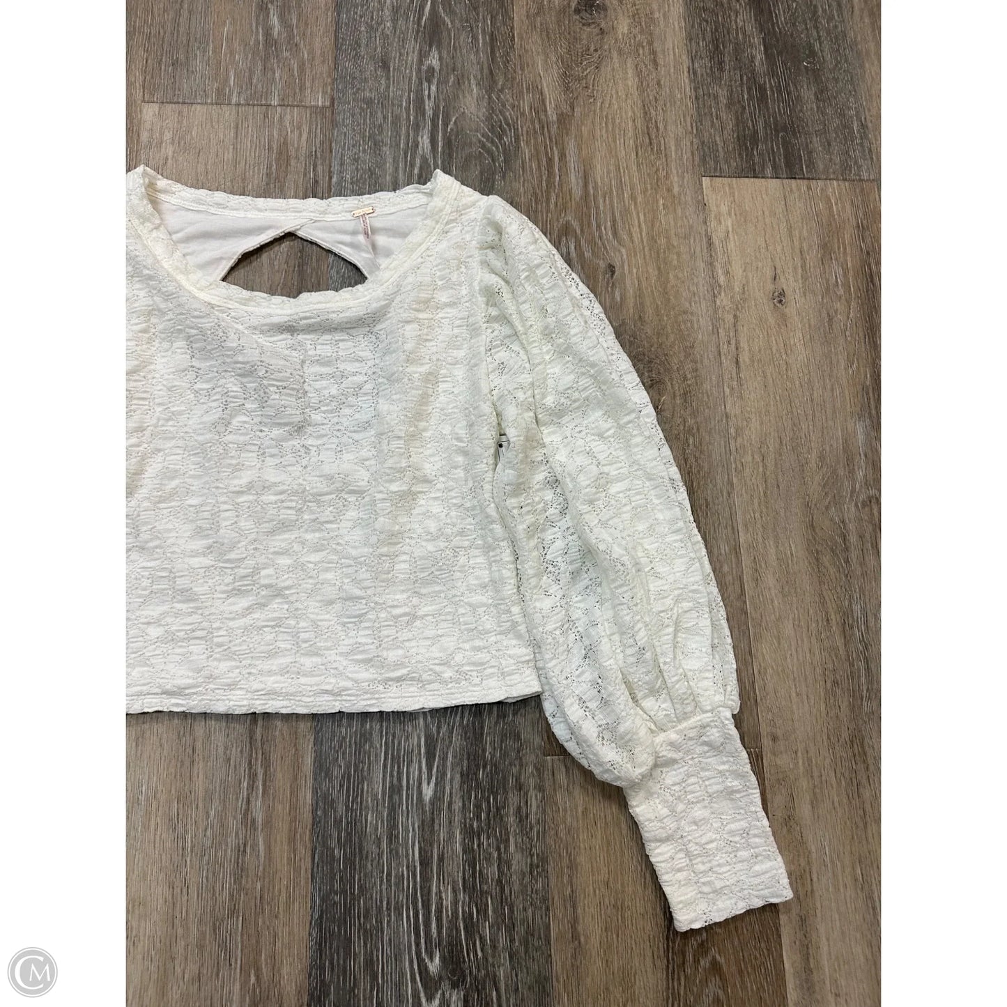 Top Long Sleeve By Free People In White, Size: Xs
