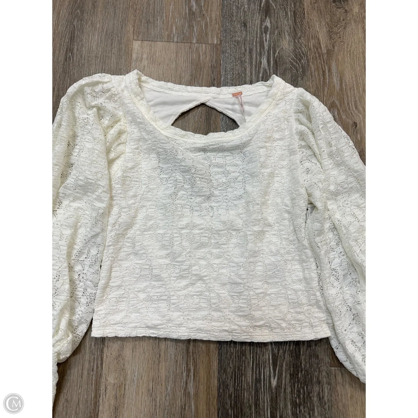 Top Long Sleeve By Free People In White, Size: Xs