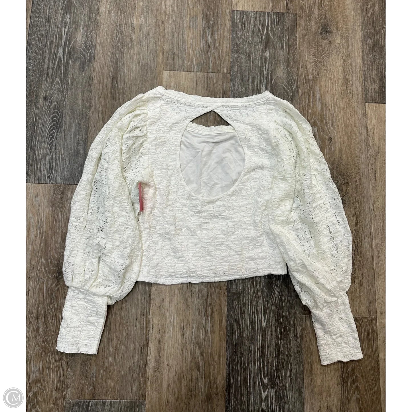 Top Long Sleeve By Free People In White, Size: Xs