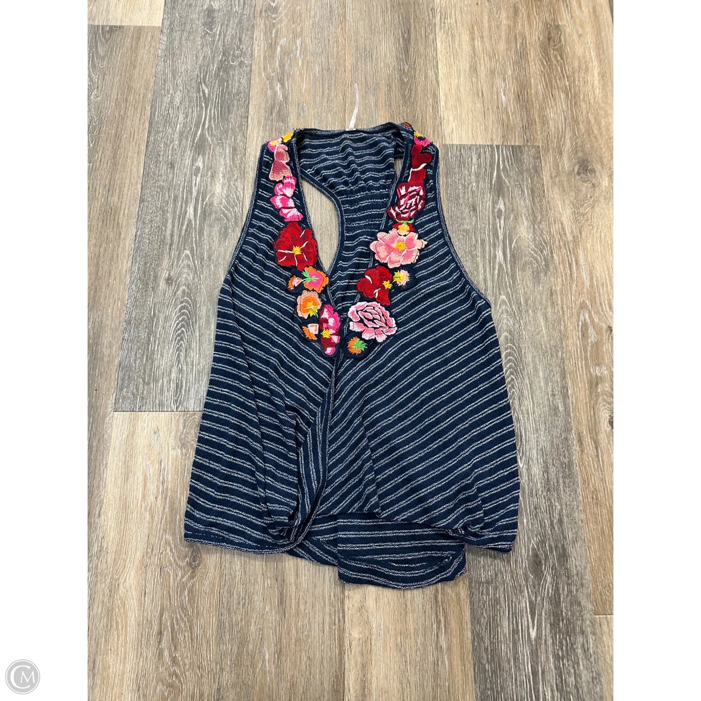 Tank Top By Free People In Navy, Size: S