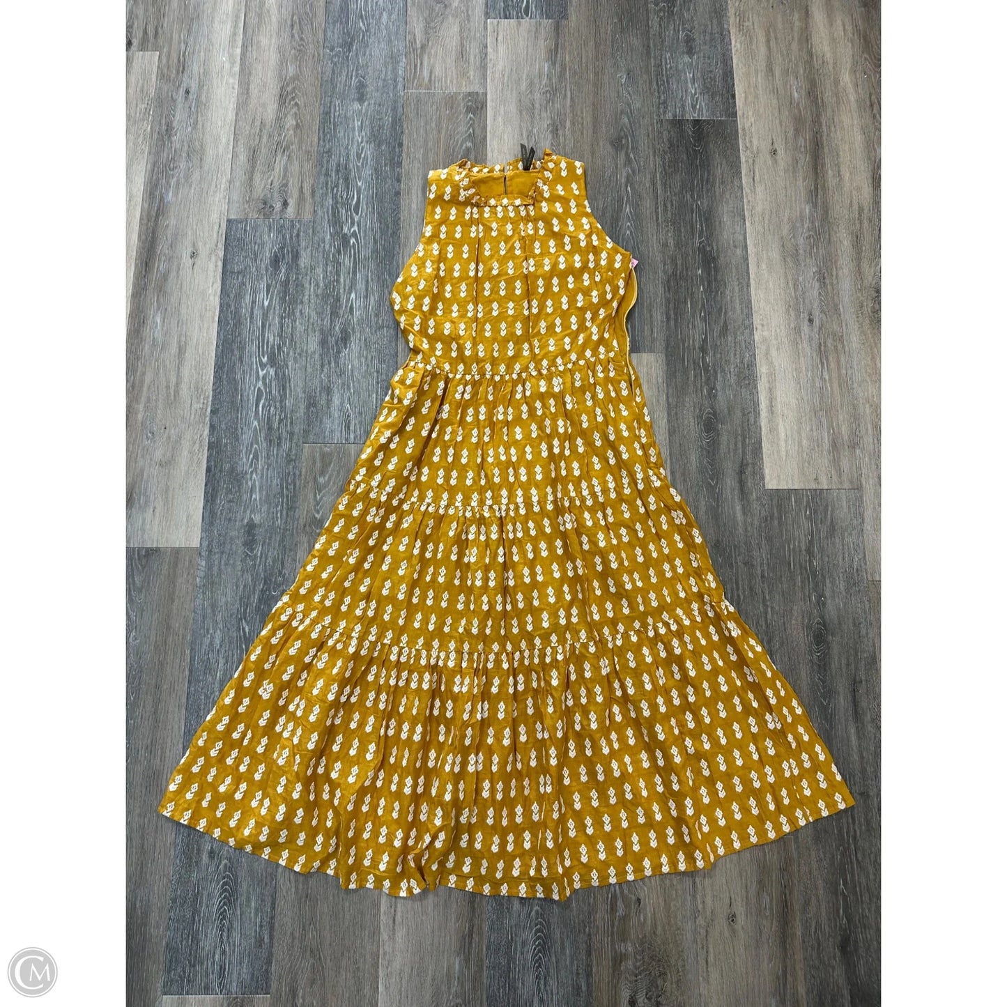 Dress Casual Maxi By Stetson In Gold, Size: Xs