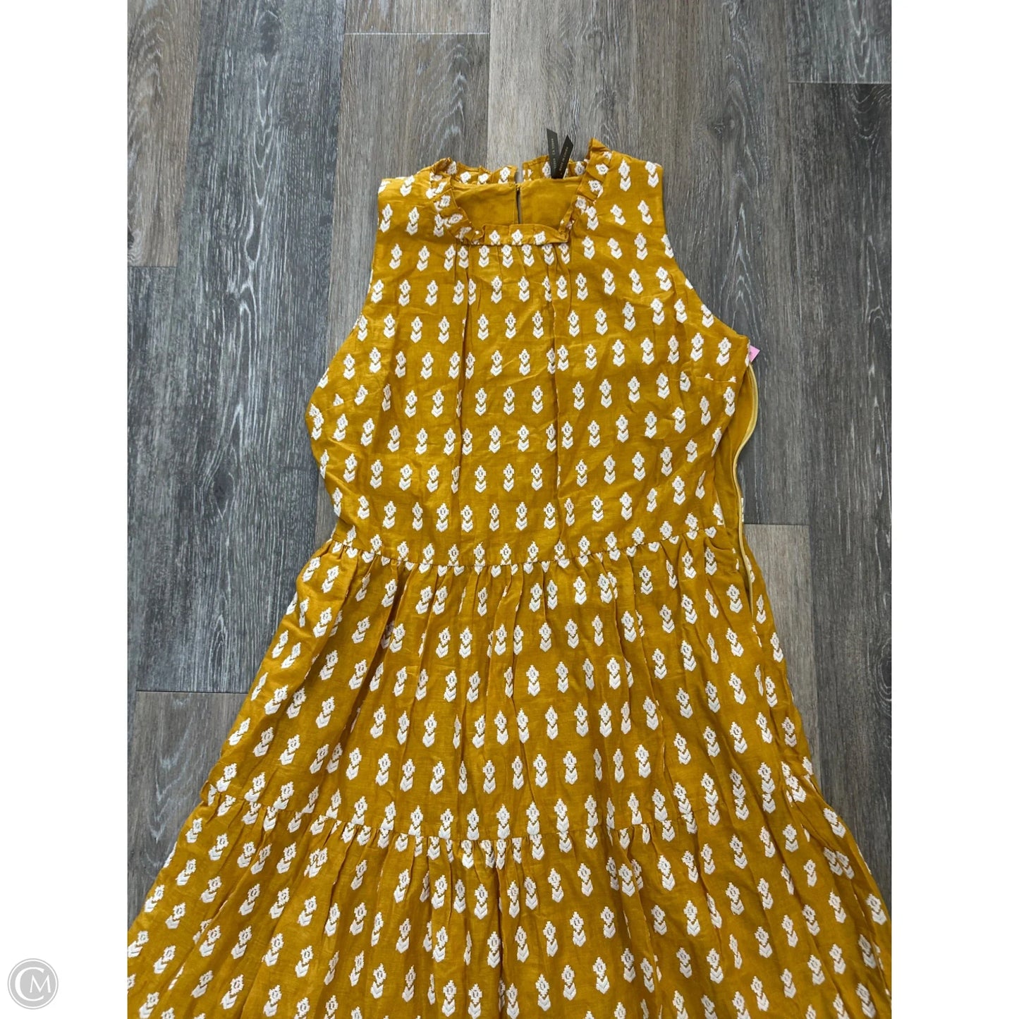 Dress Casual Maxi By Stetson In Gold, Size: Xs