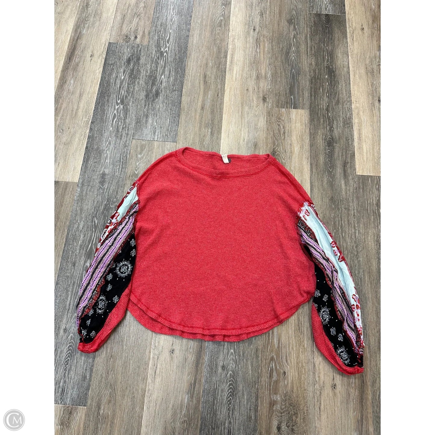 Top Long Sleeve By We The Free In Red, Size: Xs