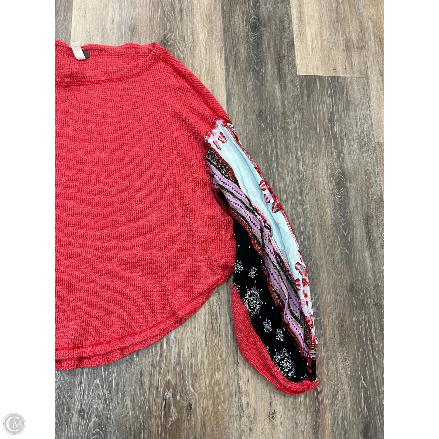 Top Long Sleeve By We The Free In Red, Size: Xs