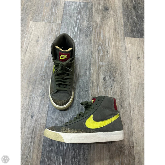 Shoes Athletic By Nike In Green, Size: 6