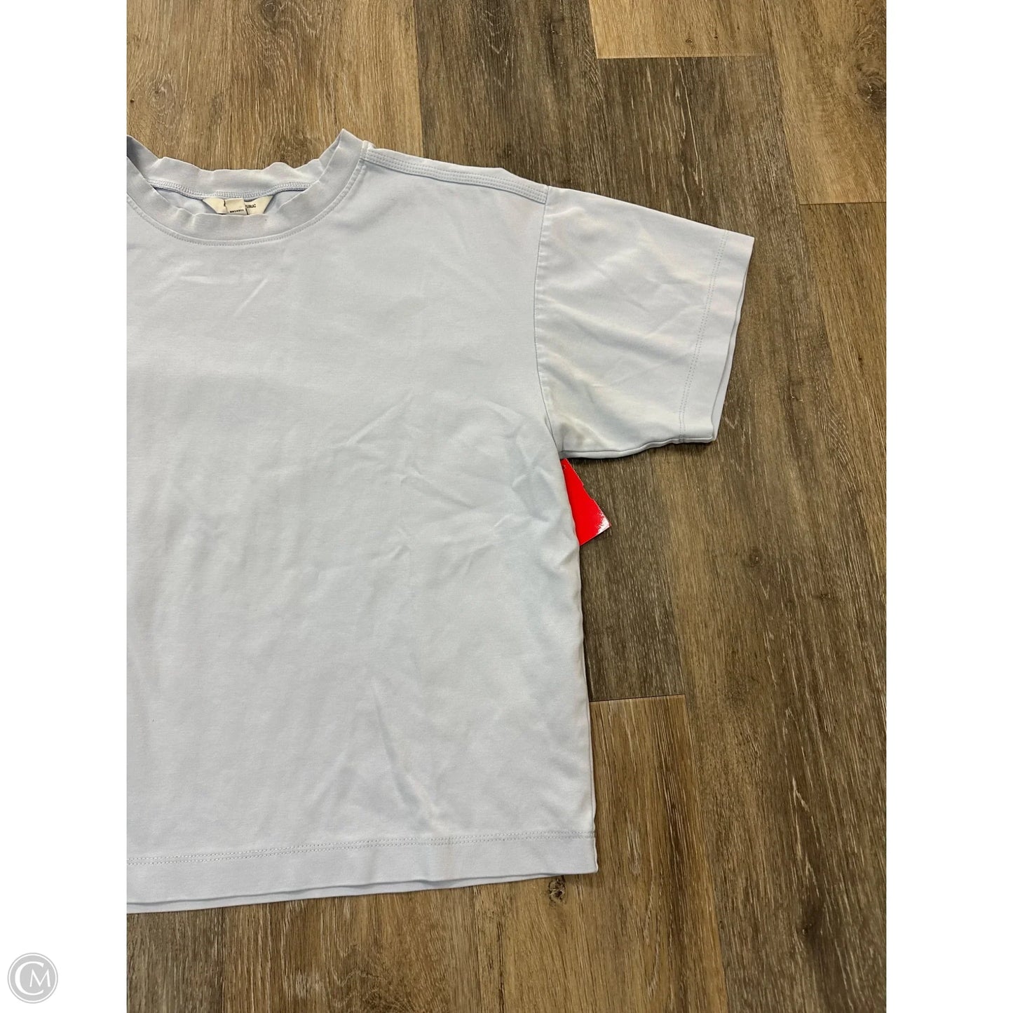 Top Short Sleeve By Banana Republic In Blue, Size: S