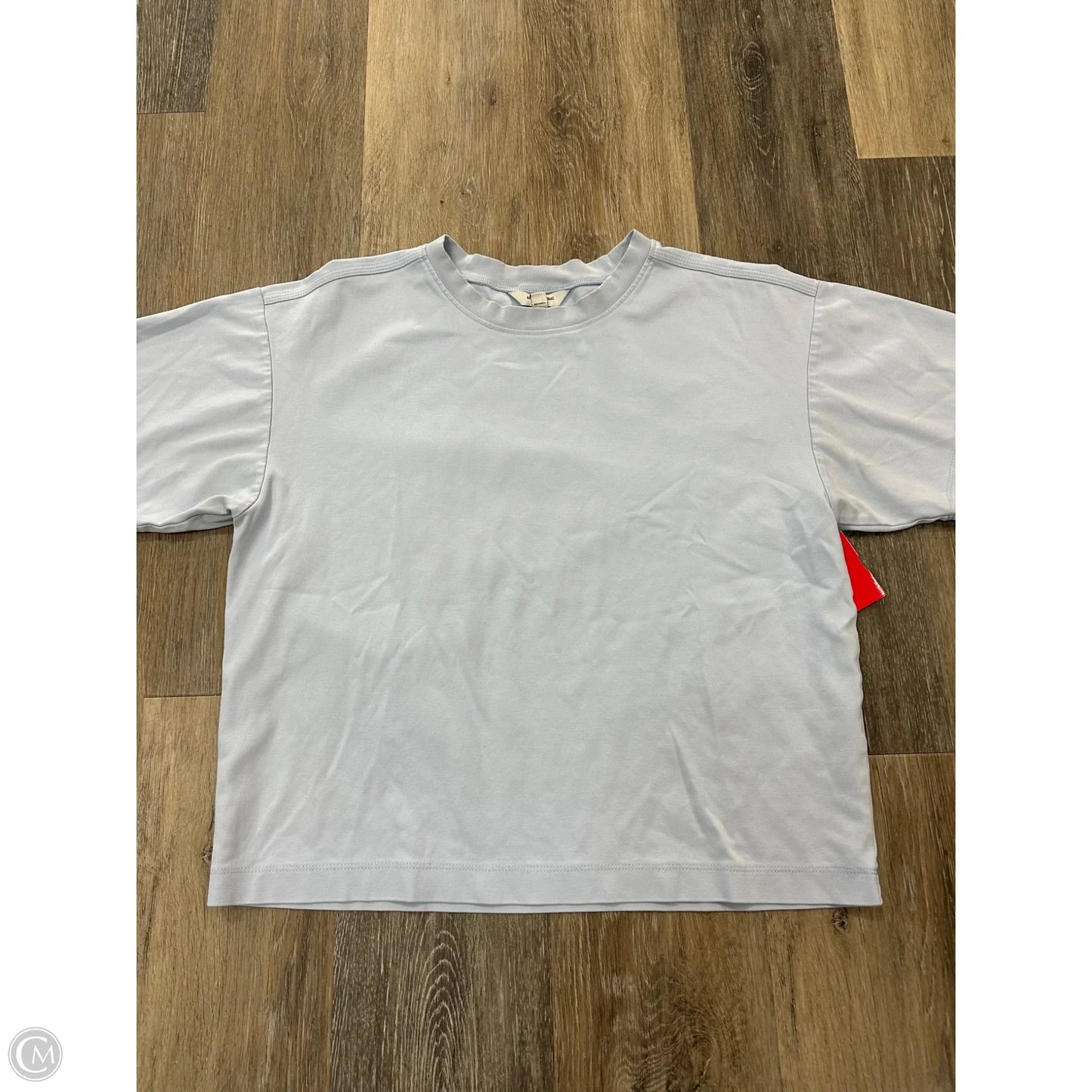 Top Short Sleeve By Banana Republic In Blue, Size: S