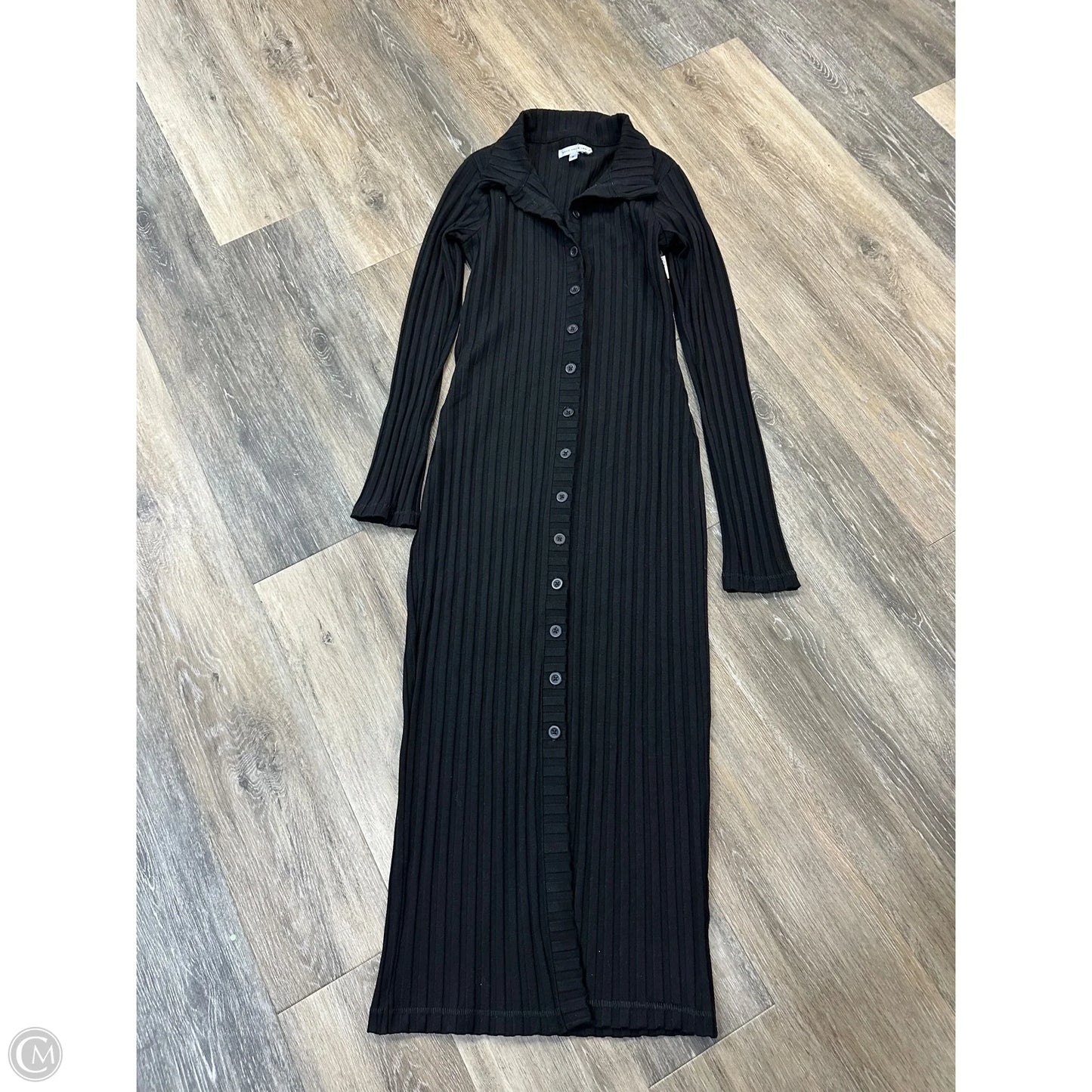 Dress Casual Midi By Good American In Black, Size: M