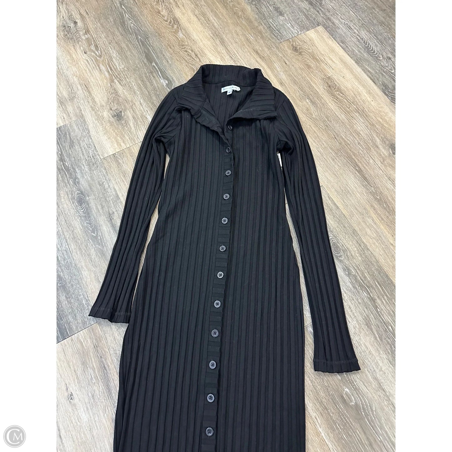 Dress Casual Midi By Good American In Black, Size: M