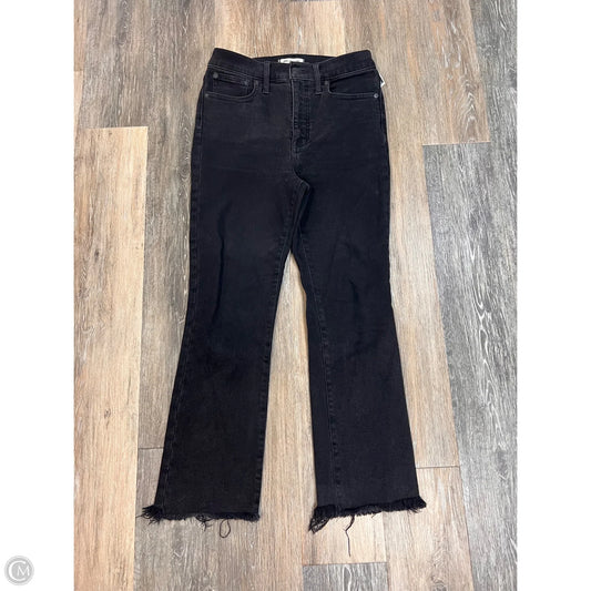 Jeans Straight By Madewell In Black Denim, Size: 6