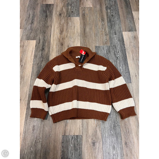 Sweater By Beige Botany In Brown Size: M/L