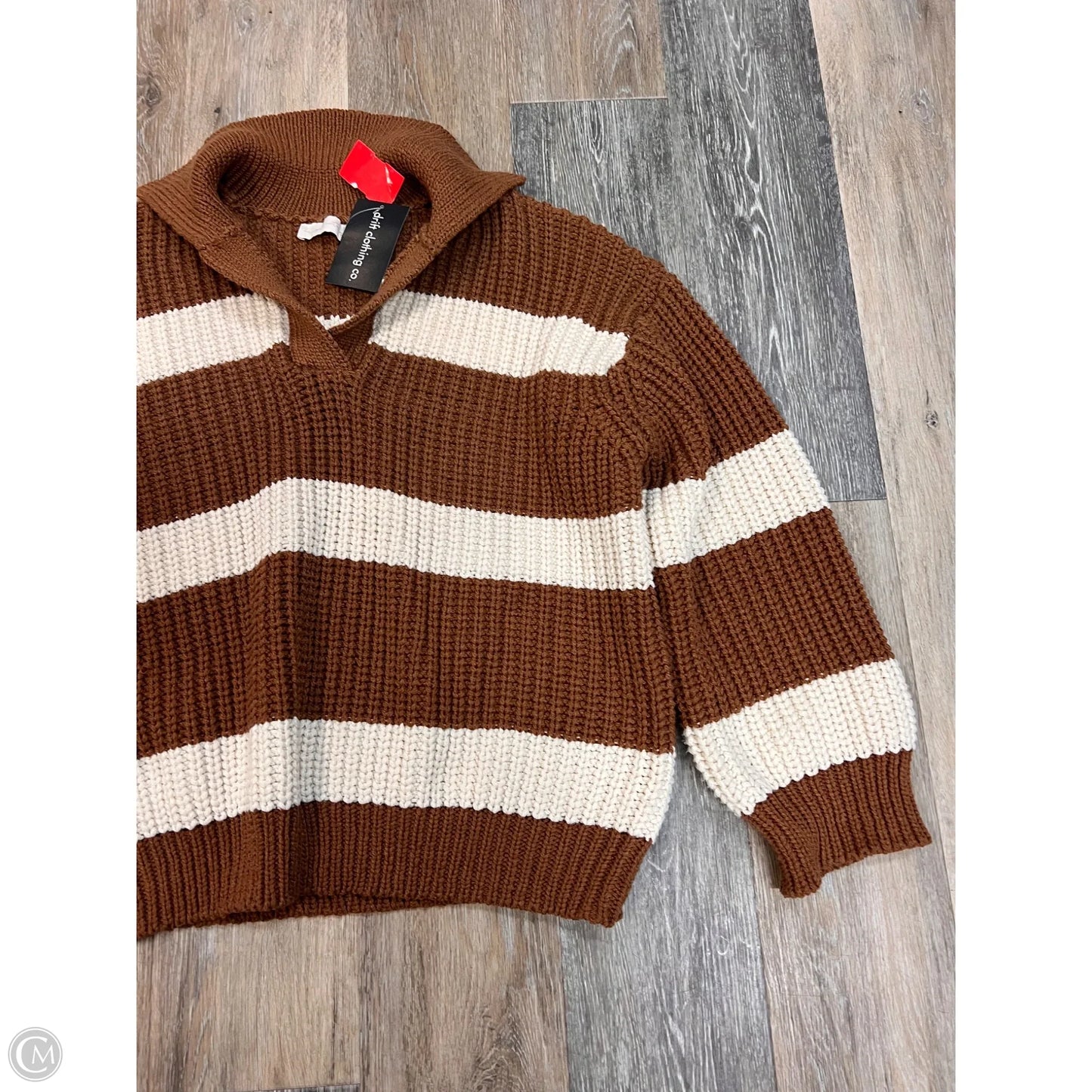 Sweater By Beige Botany In Brown Size: M/L