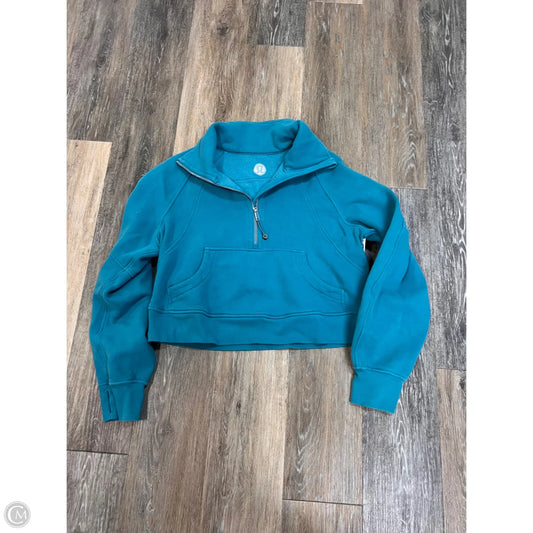 Athletic Sweatshirt Crewneck By Lululemon In Blue Size: XS/S