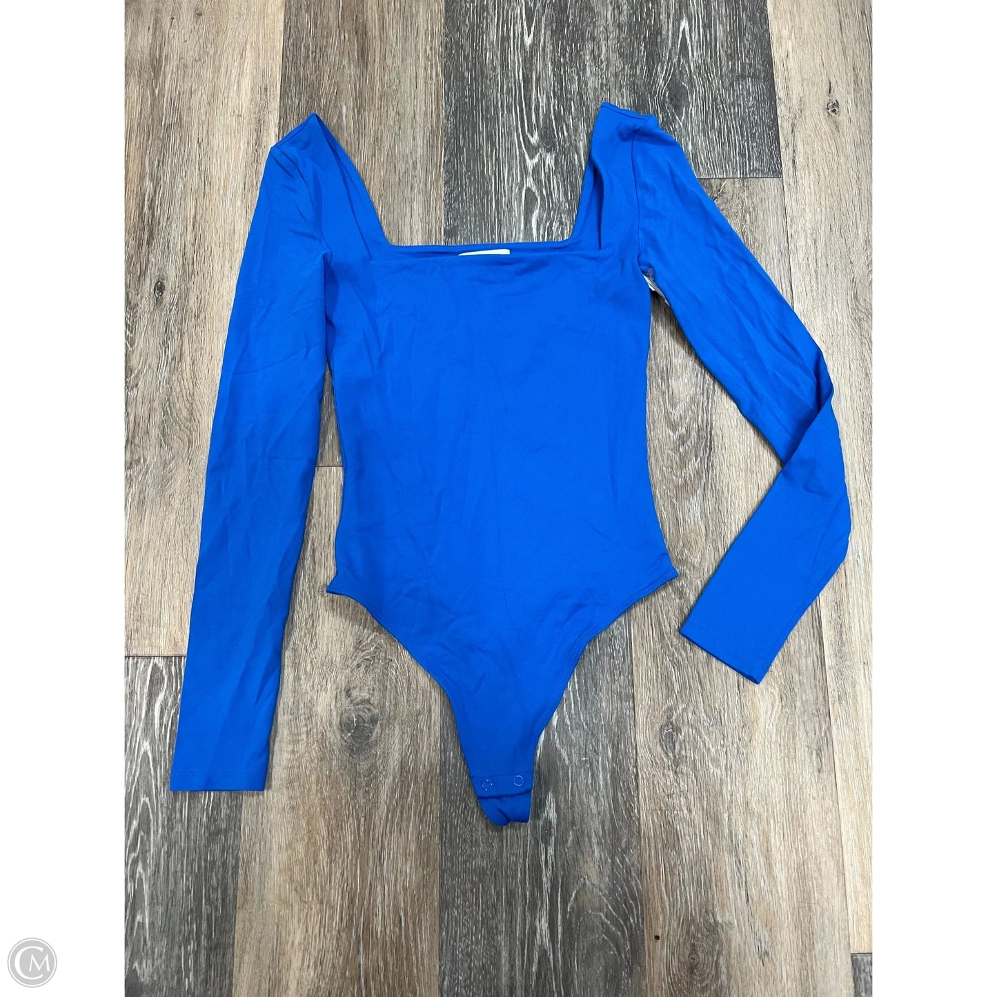 Top Long Sleeve By Babaton In Blue, Size: Xs