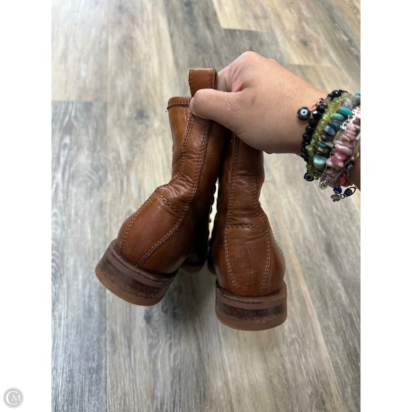 Boots Designer By Frye In Brown, Size: 6