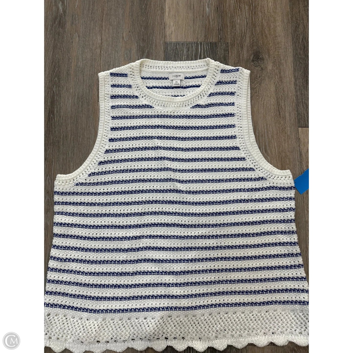 Tank Top By J. Crew In Striped Pattern, Size: Xl