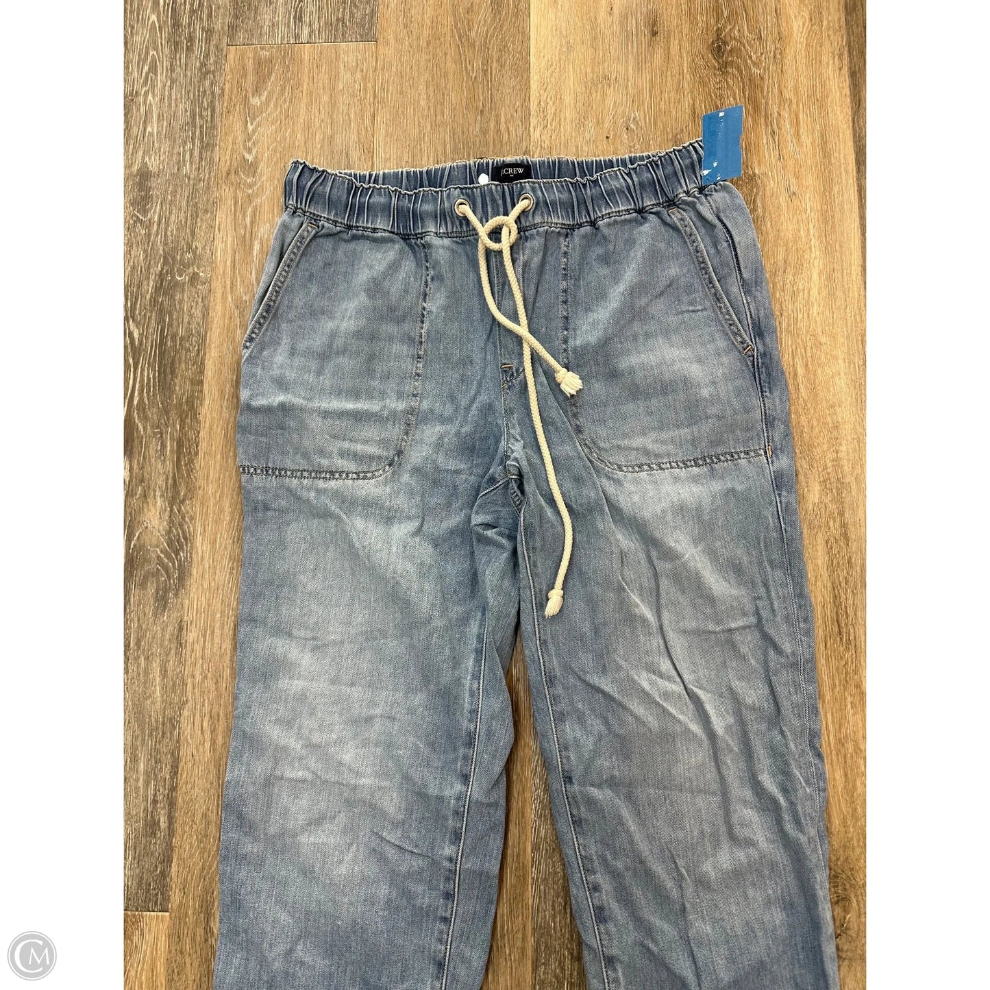 Jeans Straight By J. Crew In Blue Denim, Size: 8