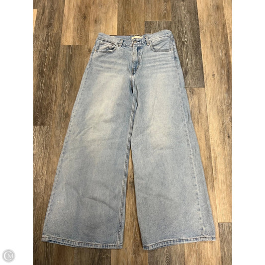Jeans Wide Leg By Levis In Blue Denim, Size: 6/28