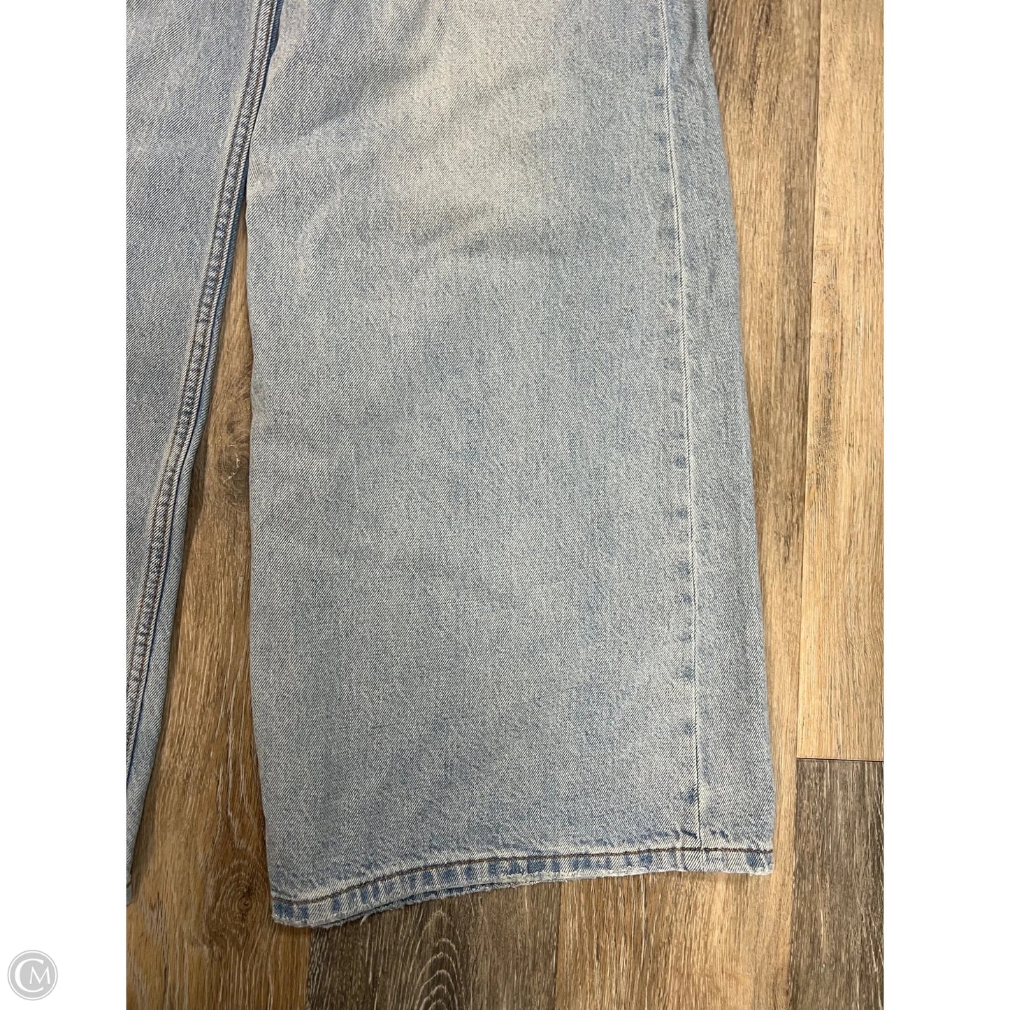 Jeans Wide Leg By Levis In Blue Denim, Size: 6/28