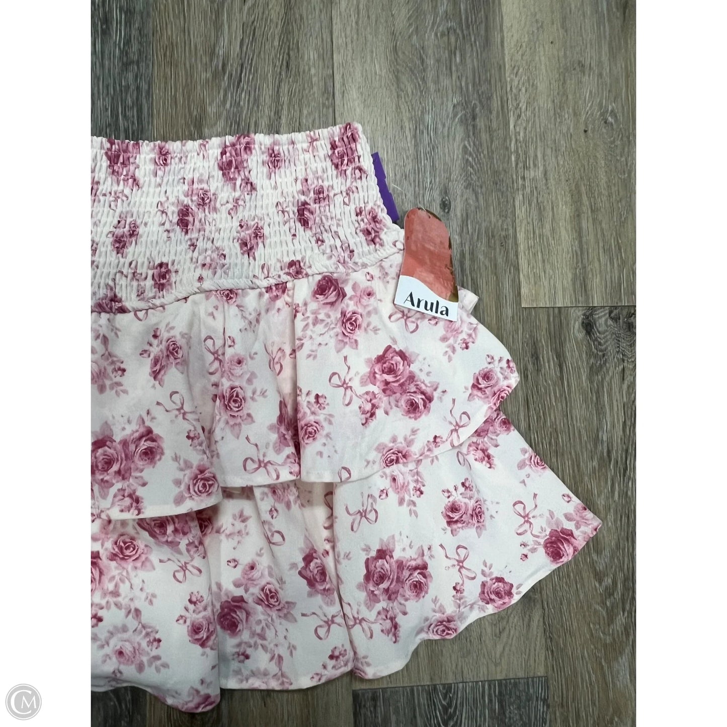 Skort Mini & Short By Arula In Floral Print, Size: 1x