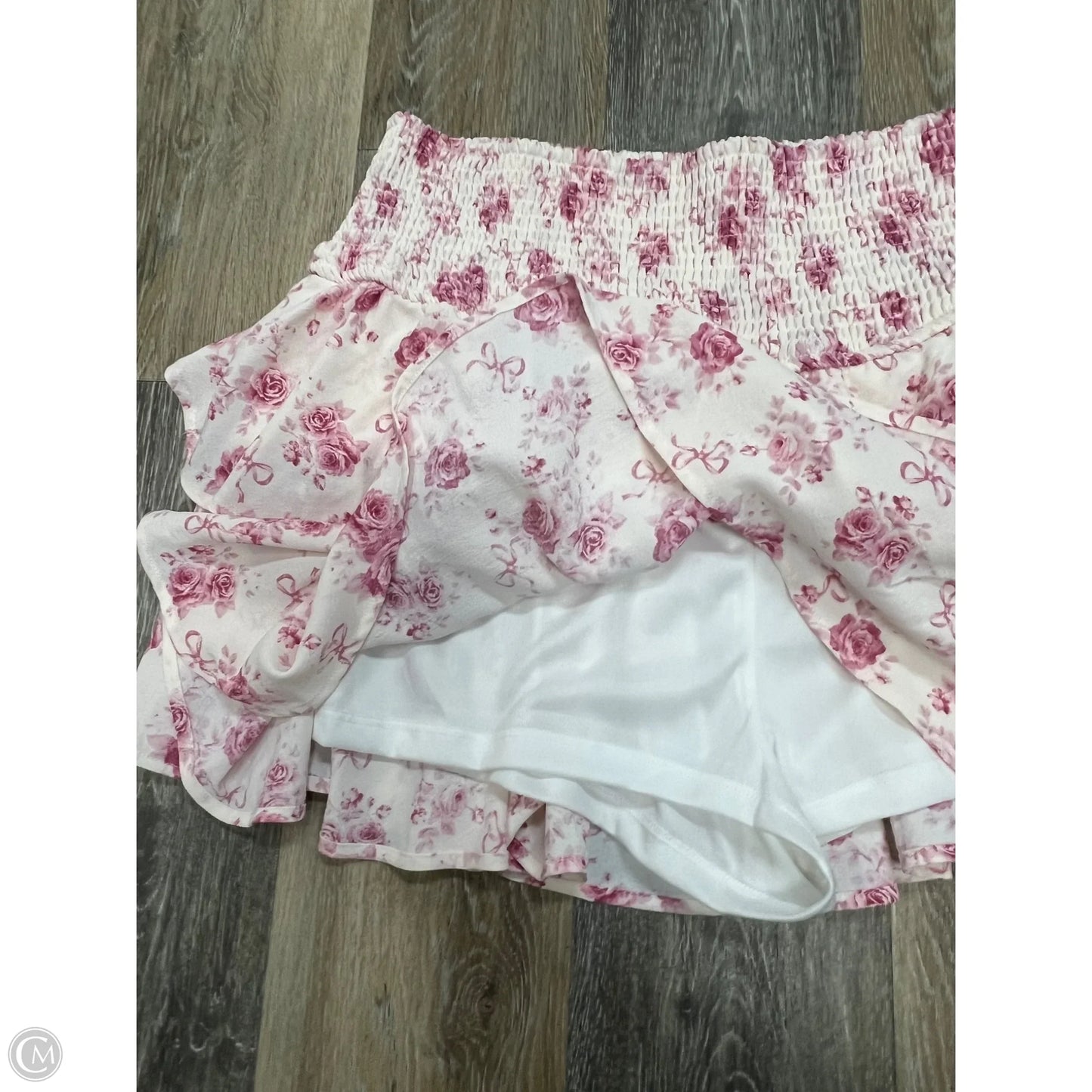 Skort Mini & Short By Arula In Floral Print, Size: 1x