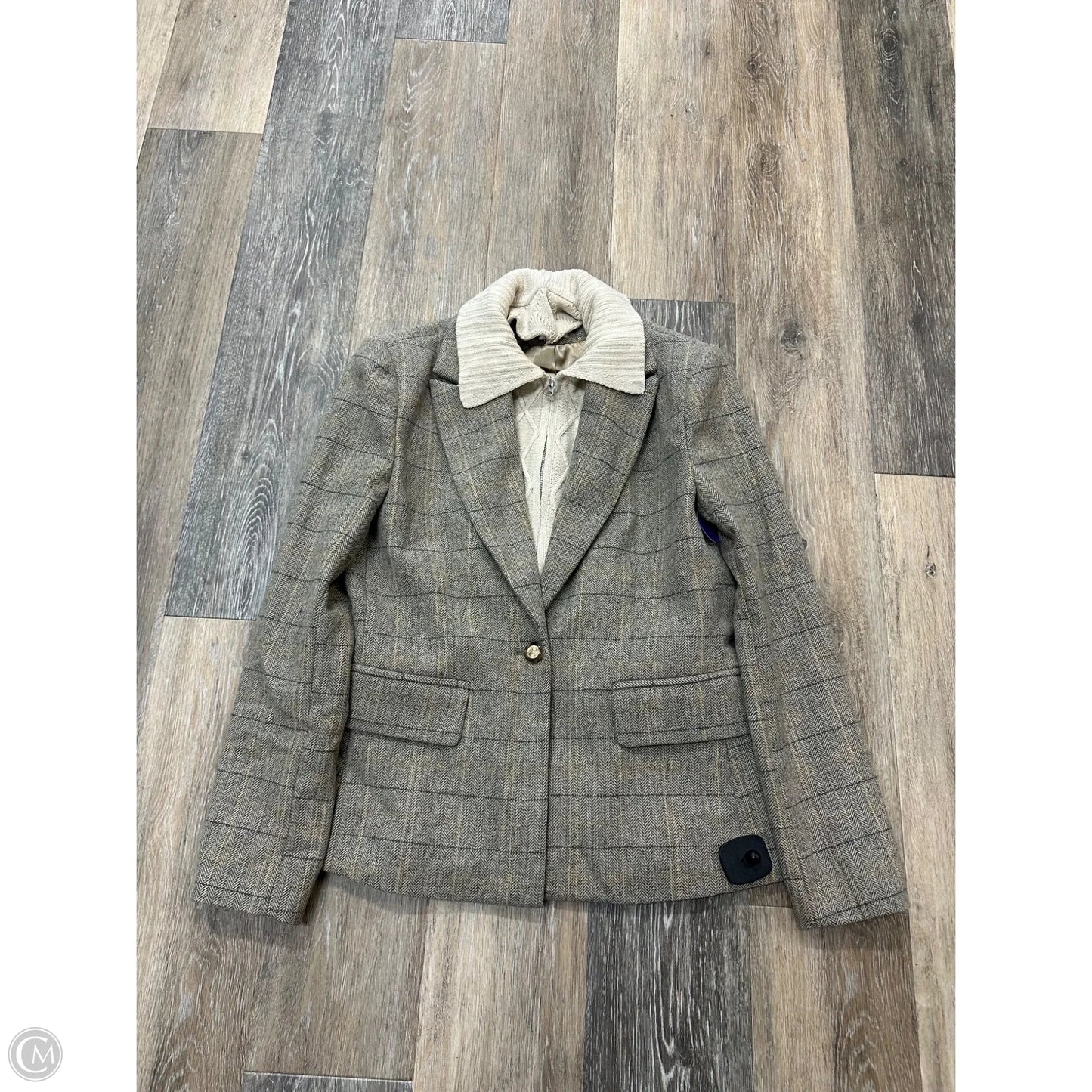 Blazer By Evereve In Plaid Pattern, Size: Xs