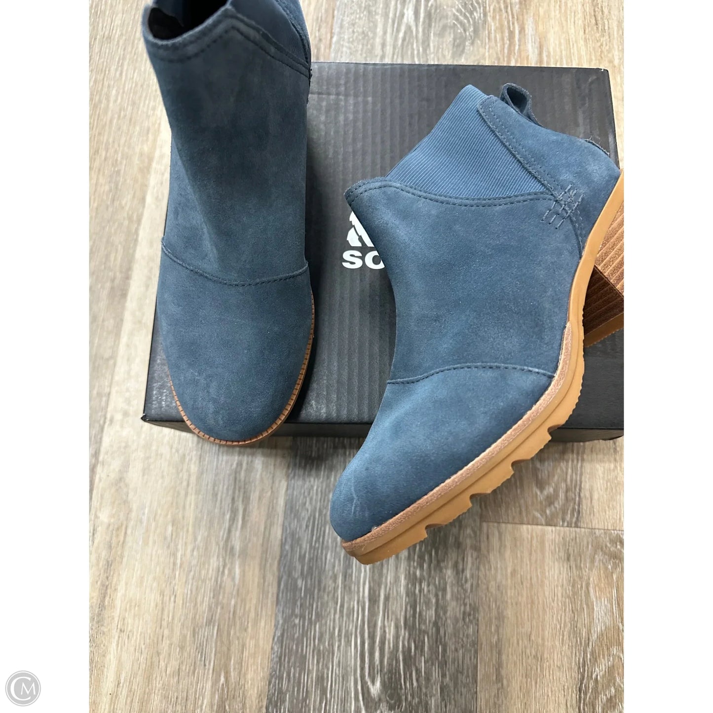 Shoes Heels Block By Sorel In Blue, Size: 9