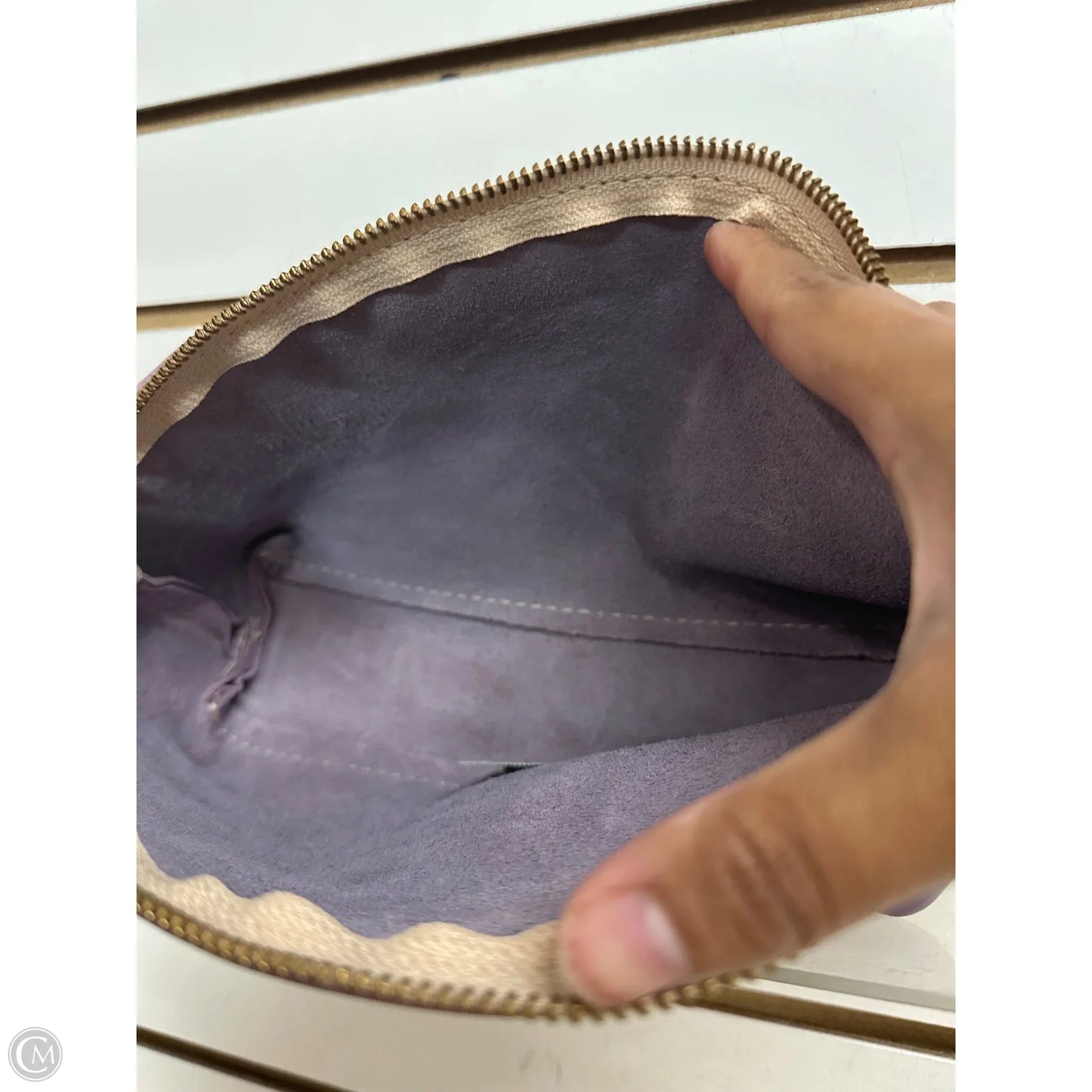 Makeup Bag Leather By Portland Leather, Size: Medium
