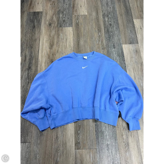 Athletic Sweatshirt Crewneck By Nike Apparel In Purple, Size: Xl