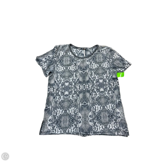 Top Short Sleeve By Free People In Grey, Size: S