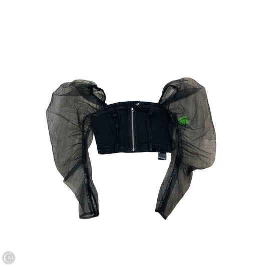 Blouse Long Sleeve By Pilcro In Black, Size: Xxs