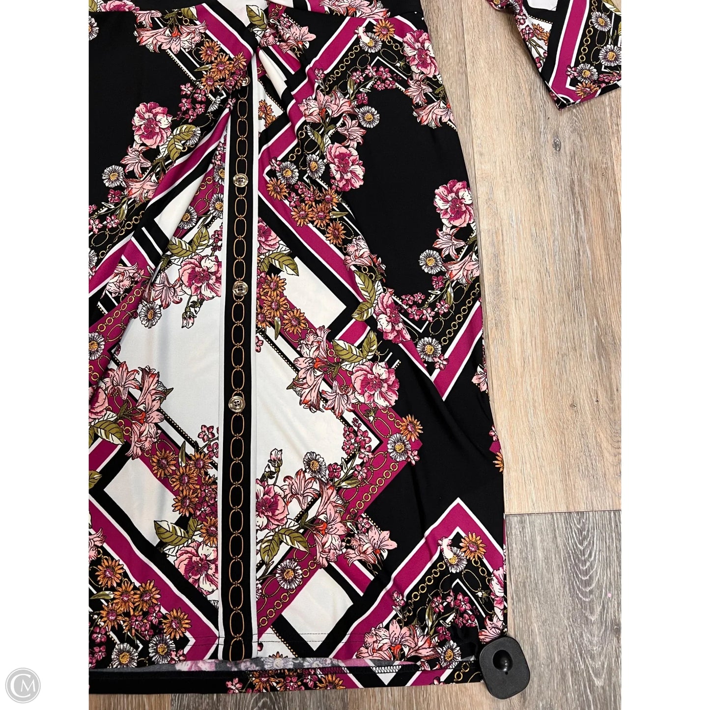 Dress Party Midi By Joseph Ribkoff In Floral Print, Size: 12