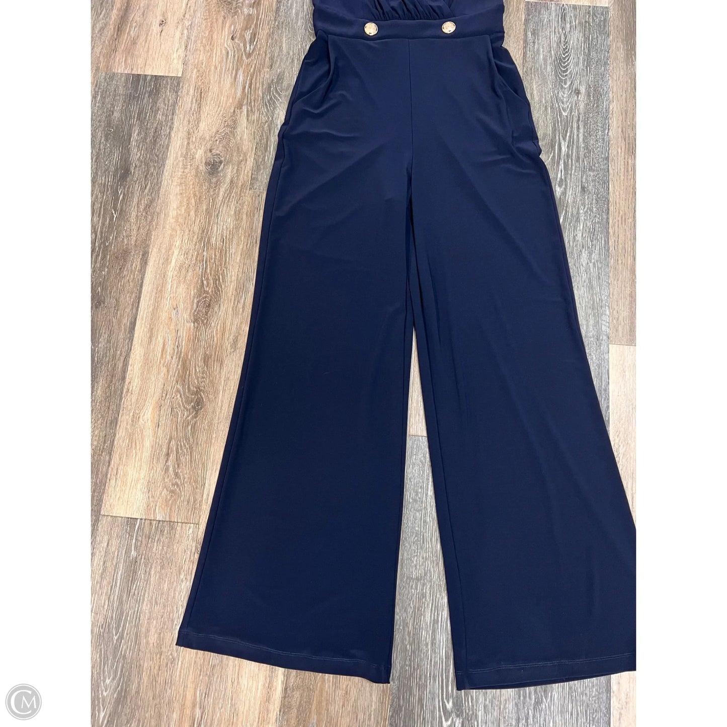 Jumpsuit By Joseph Ribkoff In Blue, Size: 4