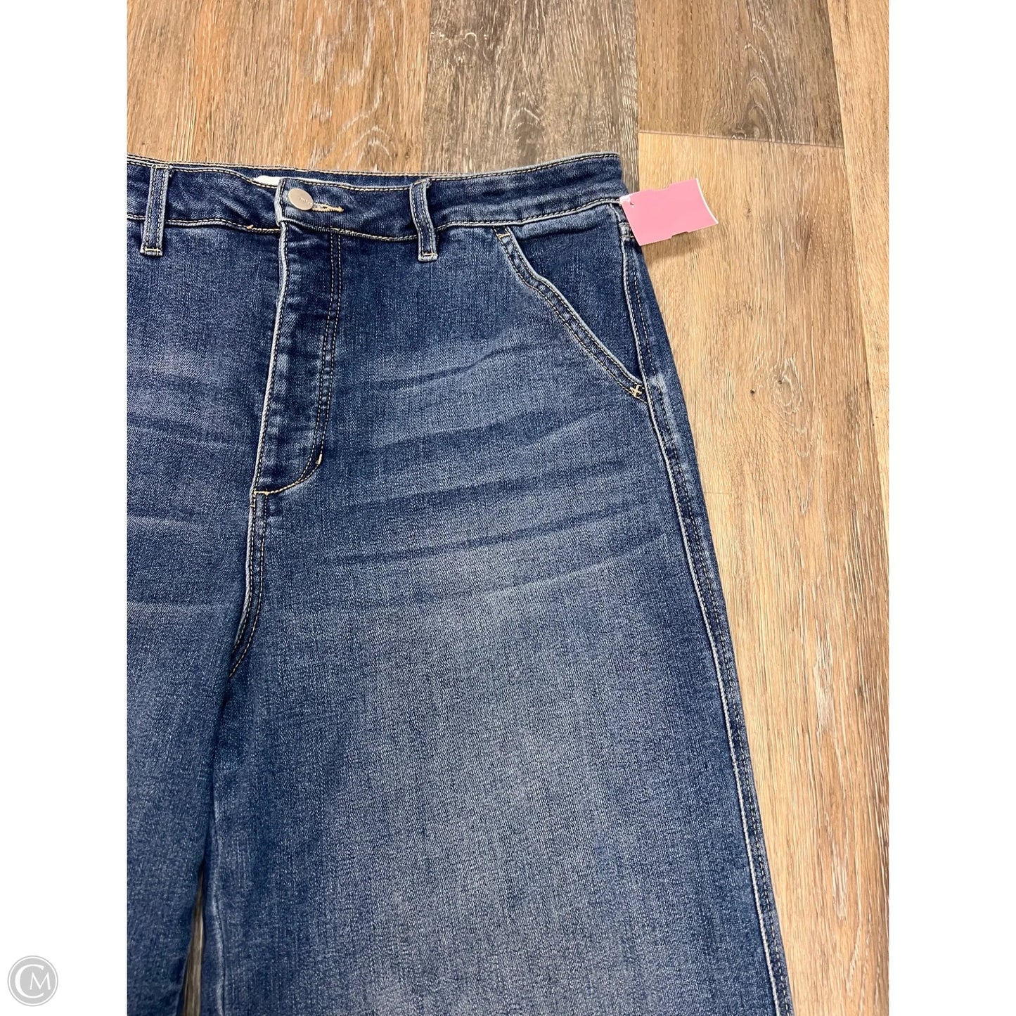 Jeans Wide Leg By Mica In Blue Denim, Size: 12/31