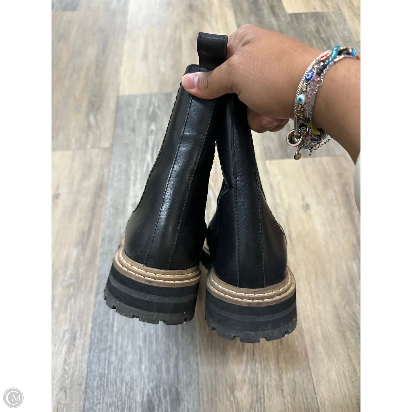 Boots Ankle Flats By Boden In Black, Size: 8.5