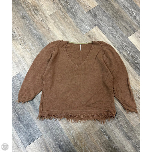 Sweater By Free People In Brown, Size: M