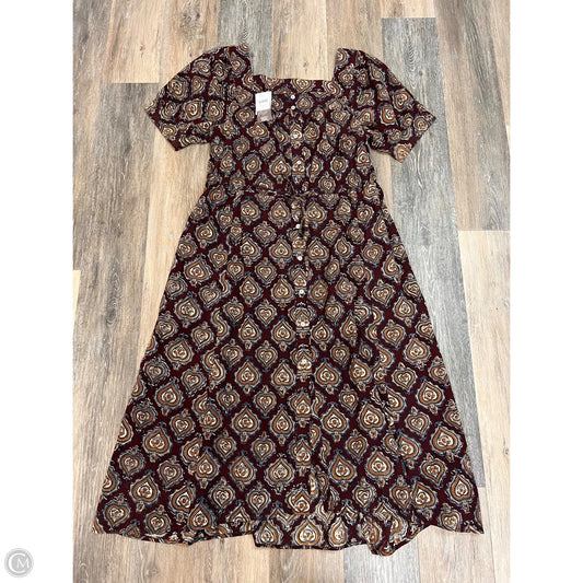 Dress Casual Midi By Pure Jill In Multi-colored, Size: M