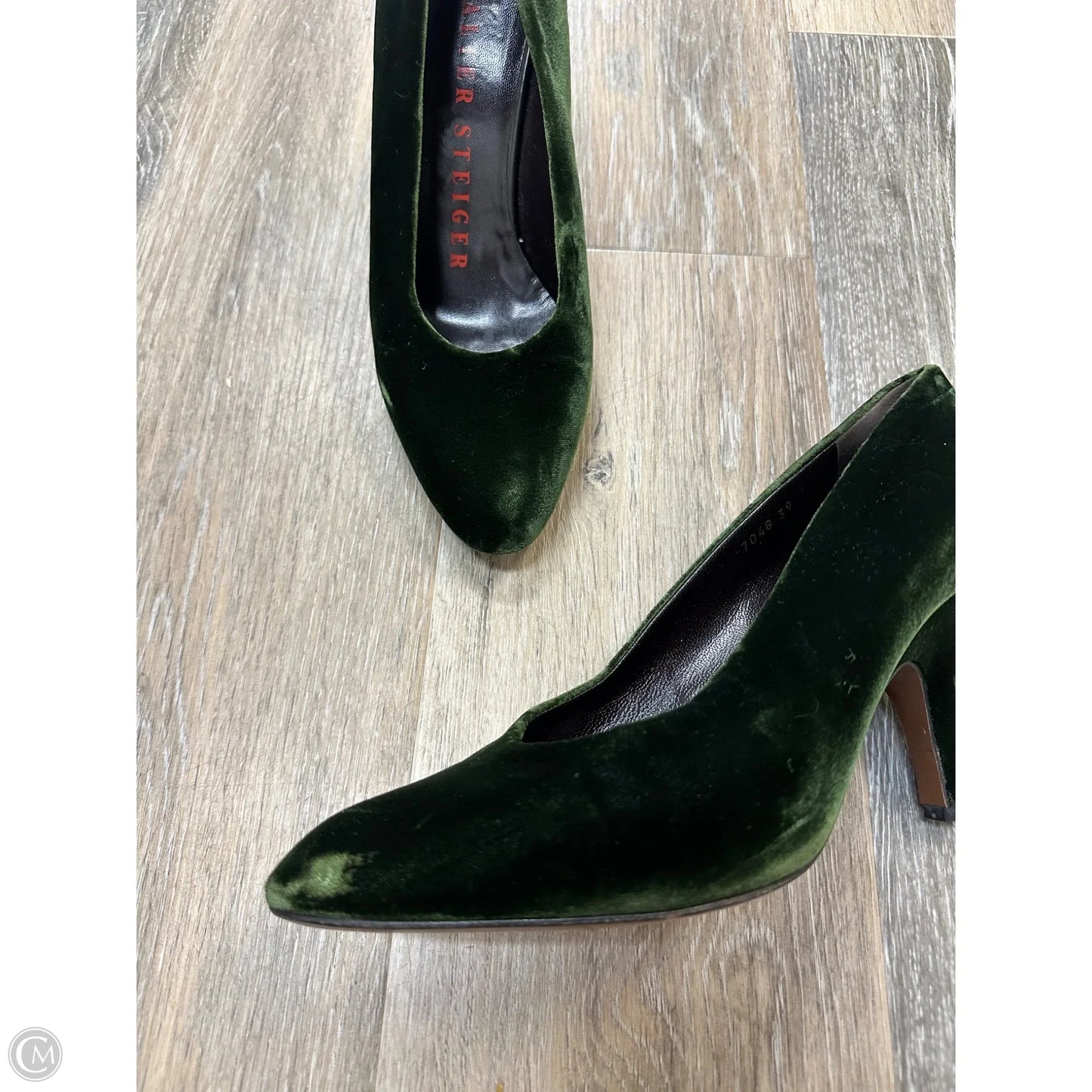 Shoes Heels Block By Walter Steiger In Green, Size: 8.5