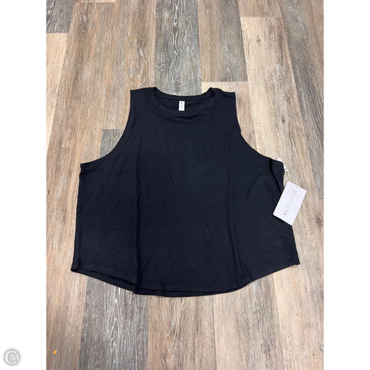 Athletic Tank Top By Athleta In Black, Size: 1x