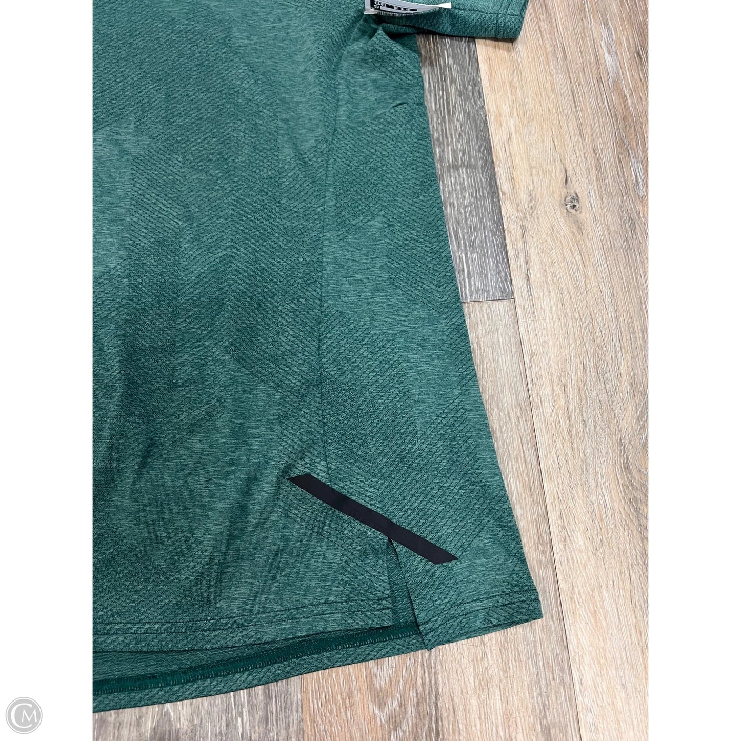 Athletic Top Short Sleeve By Gym Shark In Green, Size: L