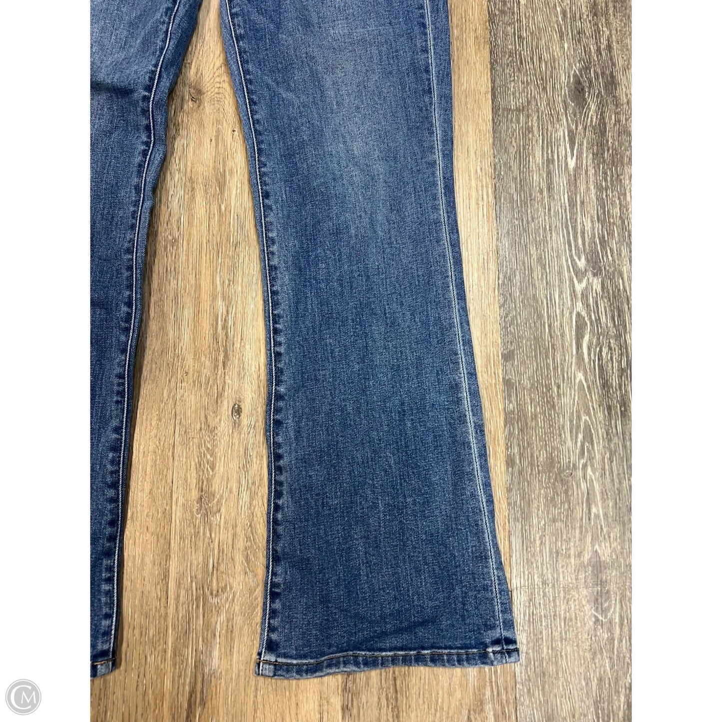 Jeans Boot Cut By Quince In Blue Denim, Size: 10