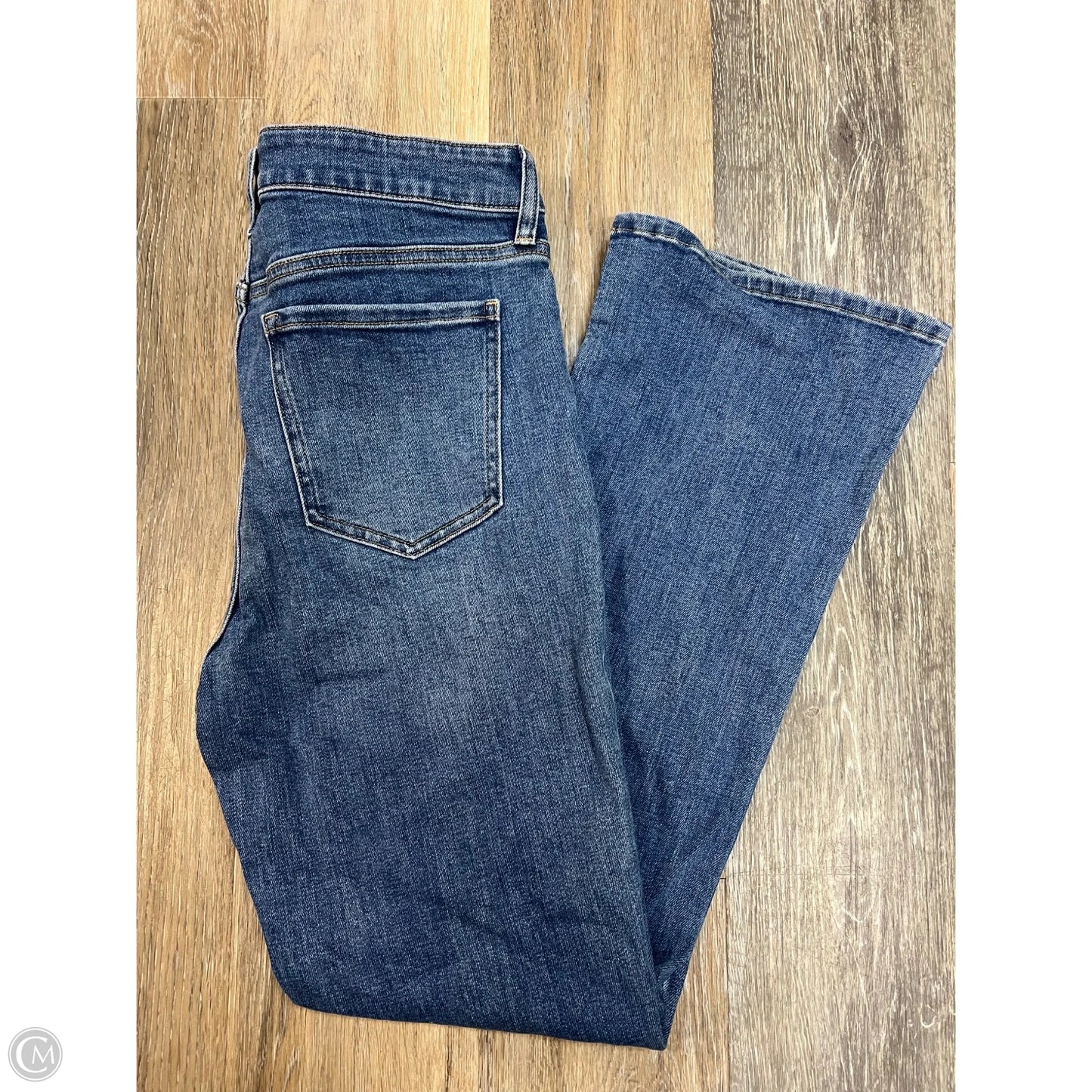 Jeans Boot Cut By Quince In Blue Denim, Size: 10