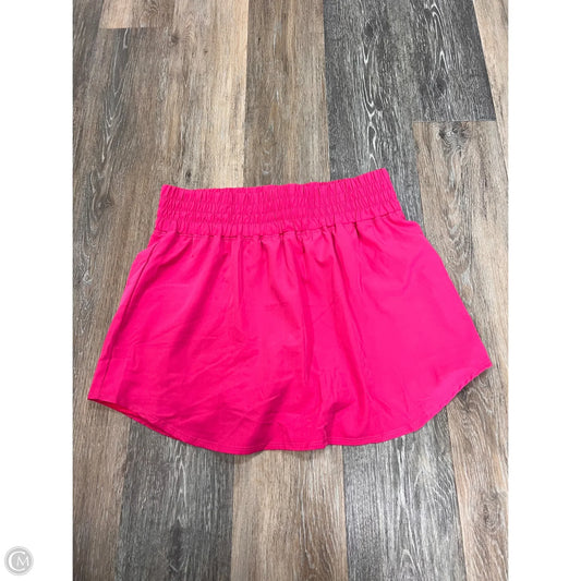 Athletic Skort By Pinspark In Pink, Size: Xl