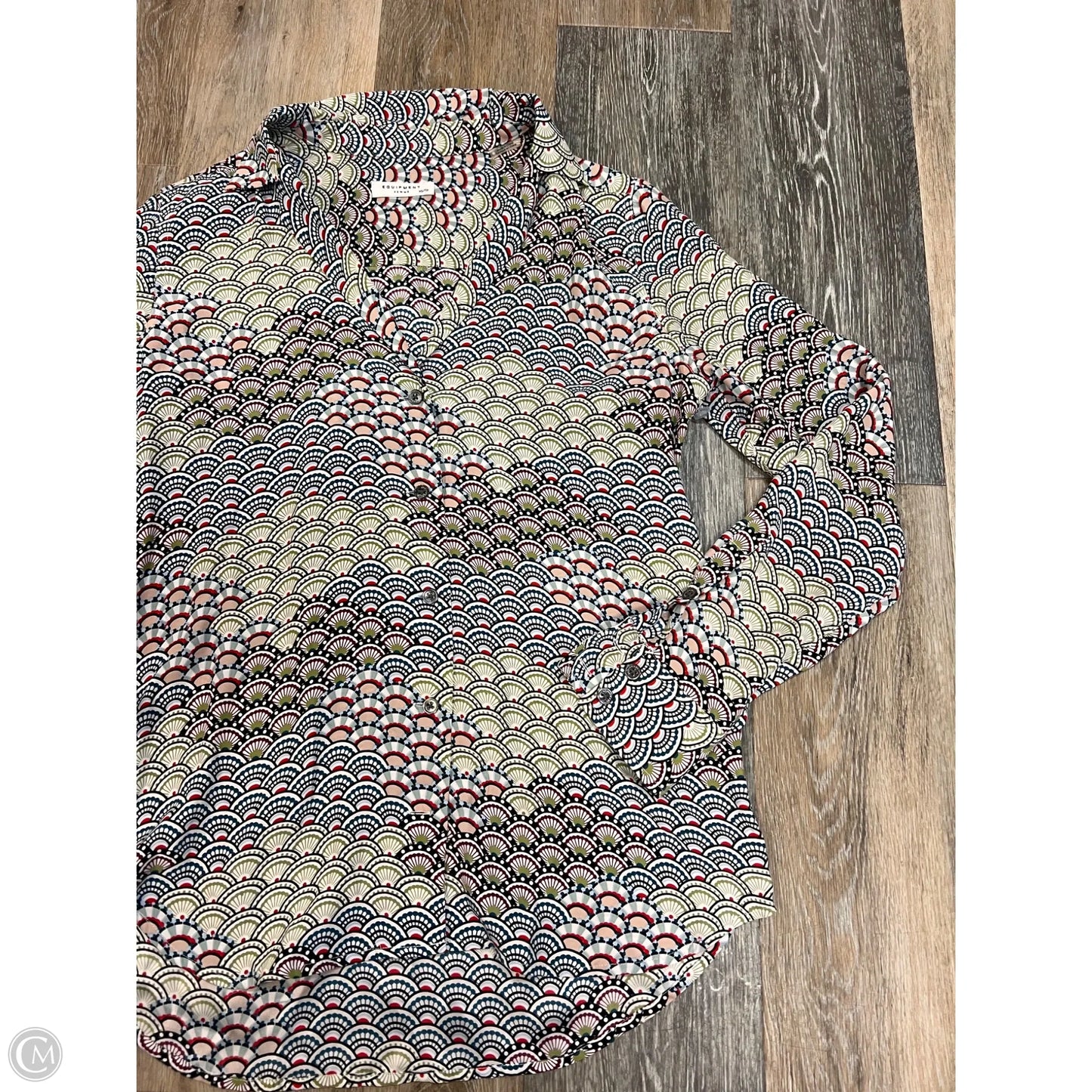 Blouse Designer By Equipment In Multi-colored, Size: Xs