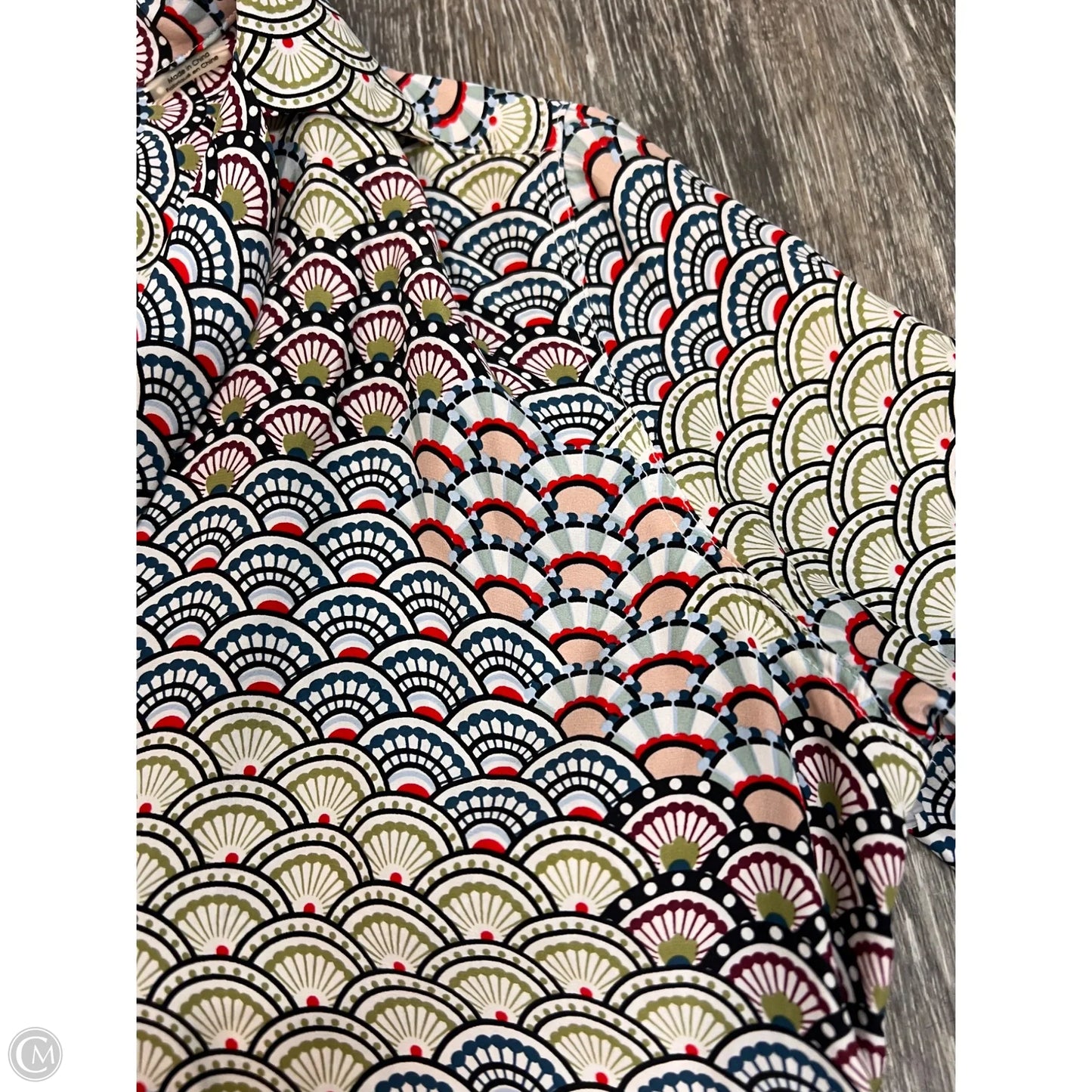 Blouse Designer By Equipment In Multi-colored, Size: Xs