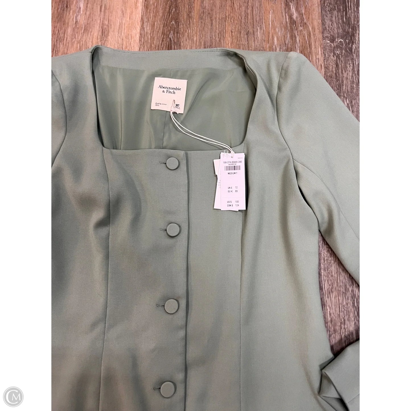 Dress Party Short By Abercrombie And Fitch In Green, Size: M