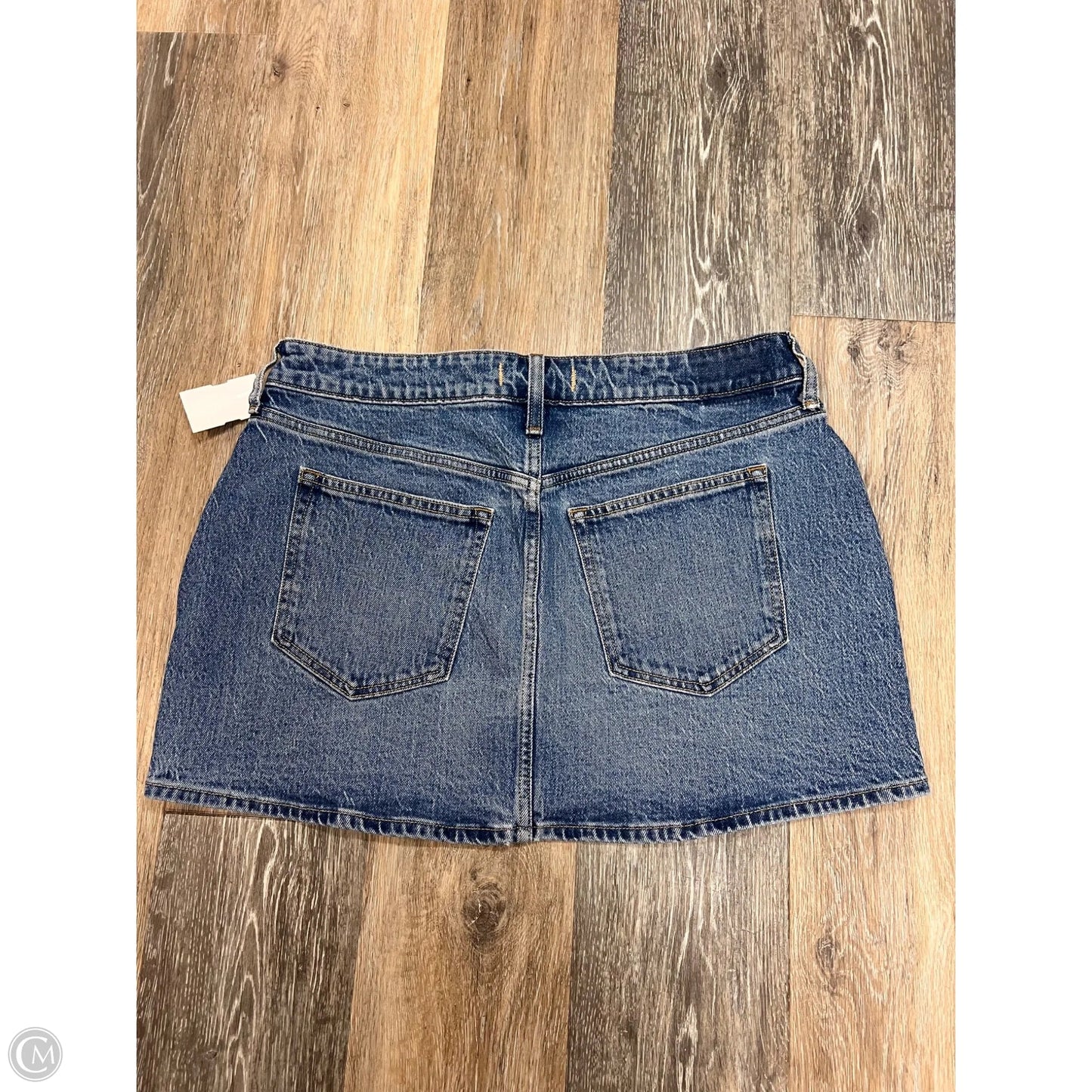 Skirt Mini & Short By Abercrombie And Fitch In Blue Denim, Size: 8