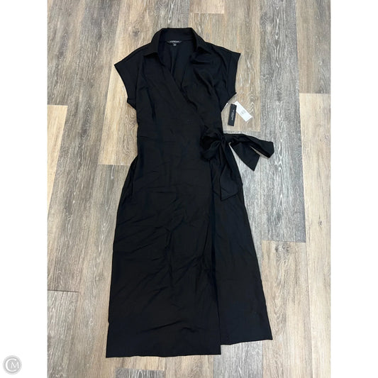 Dress Casual Midi By Liverpool In Black, Size: S